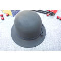 Short brim winter bucket hat wool felt hat